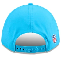 Casquette ajustable M-Crown 9FORTY bleue New Era pour homme, édition 2025 des Carolina Panthers