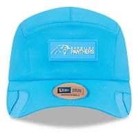Casquette ajustable Sideline Runner 2025 bleue New Era pour homme des Carolina Panthers
