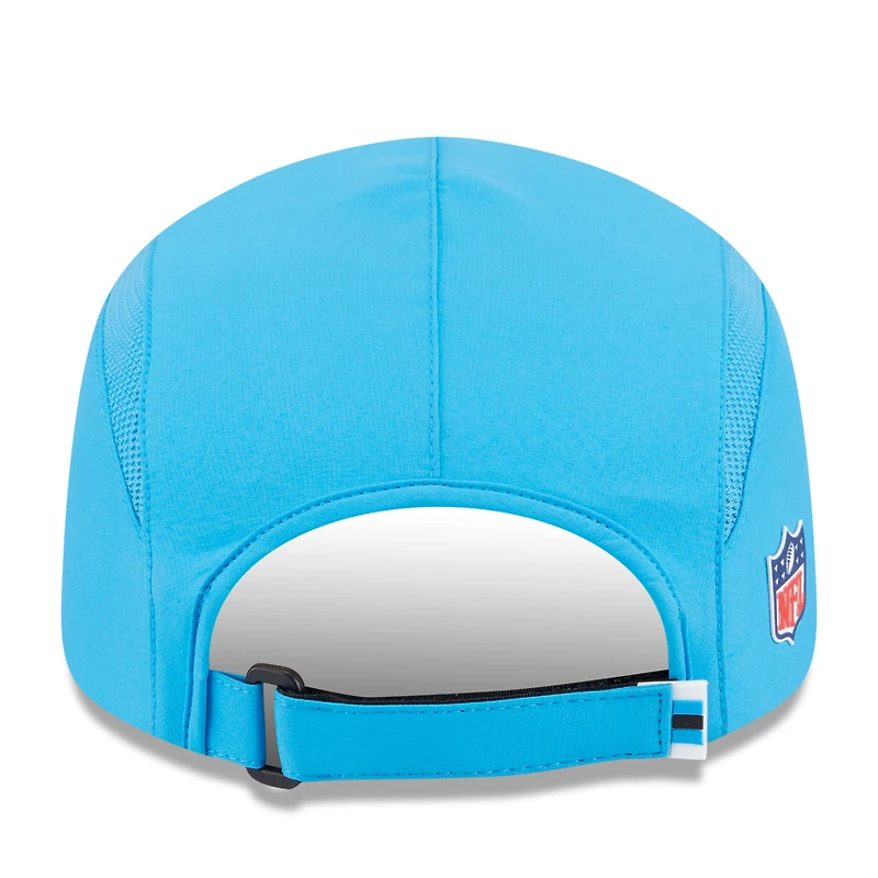 Casquette ajustable Sideline Runner 2025 bleue New Era pour homme des Carolina Panthers