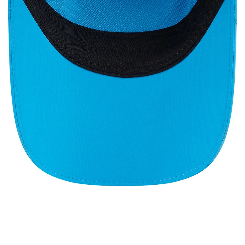 Casquette ajustable Sideline Runner 2025 bleue New Era pour homme des Carolina Panthers