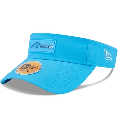 Visière latérale bleue New Era Carolina Panthers 2025 pour homme