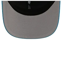 Casquette trucker ajustable New Era bleue Carolina Panthers 9SEVENTY pour homme