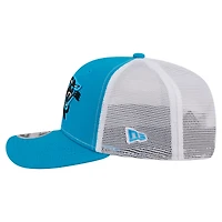 Men's New Era  Blue Carolina Panthers 9SEVENTY Trucker Adjustable Hat