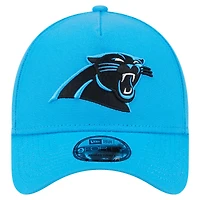 Casquette ajustable A-Frame 9FORTY bleue des Carolina Panthers de New Era pour homme