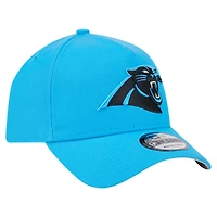 Casquette ajustable A-Frame 9FORTY bleue des Carolina Panthers de New Era pour homme