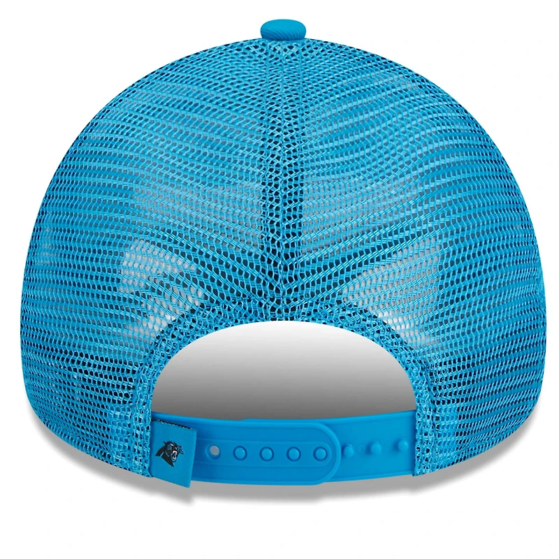 Casquette ajustable 9FORTY Calibre Trucker 9FORTY des Carolina Panthers bleue New Era pour hommes