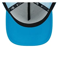 Casquette ajustable 9FORTY Calibre Trucker 9FORTY des Carolina Panthers bleue New Era pour hommes