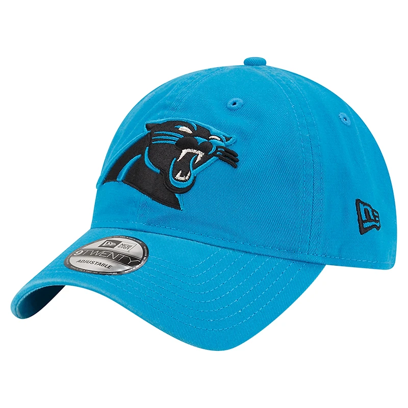 Casquette réglable Distinct 9TWENTY des Carolina Panthers New Era bleue pour hommes