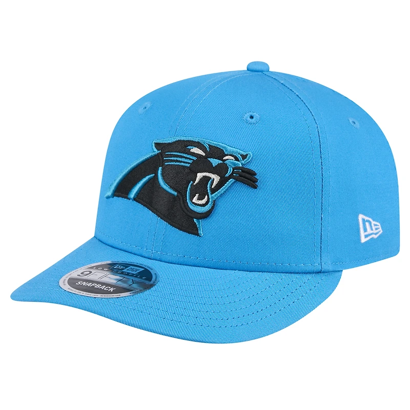 Casquette à visière plate 9FIFTY bleue des Panthers de la Caroline de New Era pour homme
