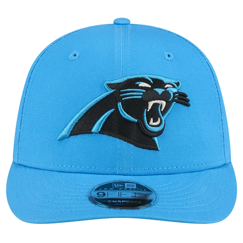 Casquette à visière plate 9FIFTY bleue des Panthers de la Caroline de New Era pour homme