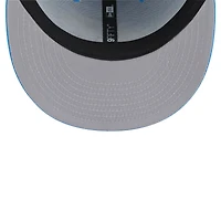 Casquette à visière plate 9FIFTY bleue des Panthers de la Caroline de New Era pour homme