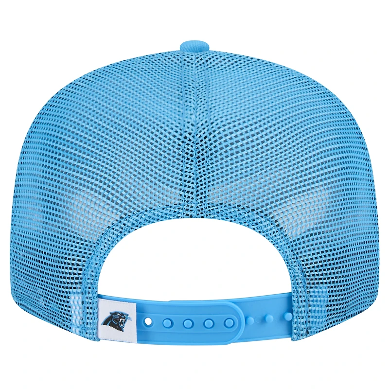 Casquette snapback Main Trucker 9FIFTY bleue des Carolina Panthers de New Era pour homme
