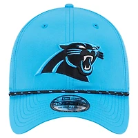Men's New Era Blue Carolina Panthers Perforated 39THIRTY Flex Hat