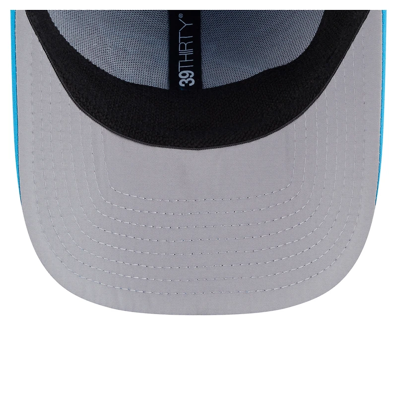 Men's New Era Blue Carolina Panthers Perforated 39THIRTY Flex Hat