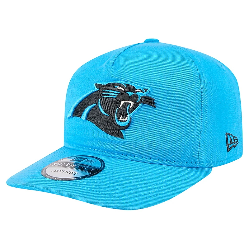 Casquette ajustable New Era bleue Carolina Panthers Team 19TWENTY pour homme