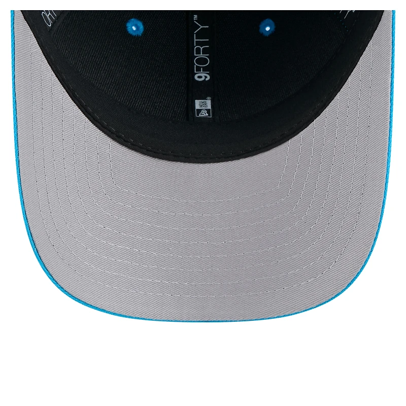 Casquette ajustable 9FORTY M-Crown bleue New Era pour homme, collection Team Panthers