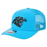 Casquette ajustable extensible à boutons-pression New Era bleue Carolina Panthers Team Collection 9SEVENTY pour homme
