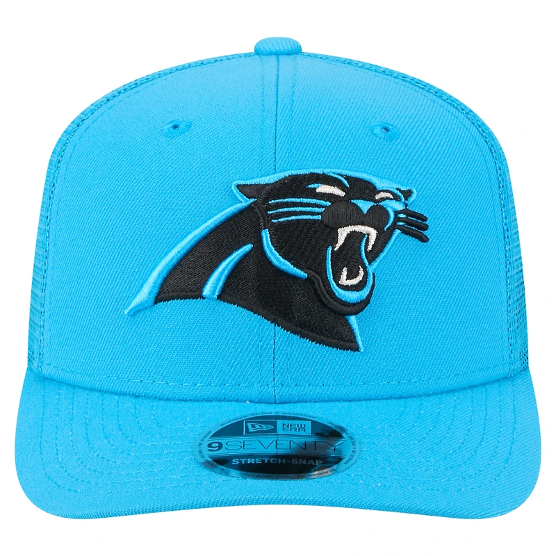 Men's New Era  Blue Carolina Panthers Team Collection 9SEVENTY Stretch-Snap Adjustable Hat