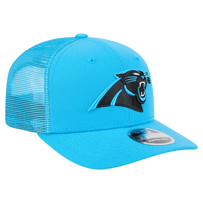 Men's New Era  Blue Carolina Panthers Team Collection 9SEVENTY Stretch-Snap Adjustable Hat
