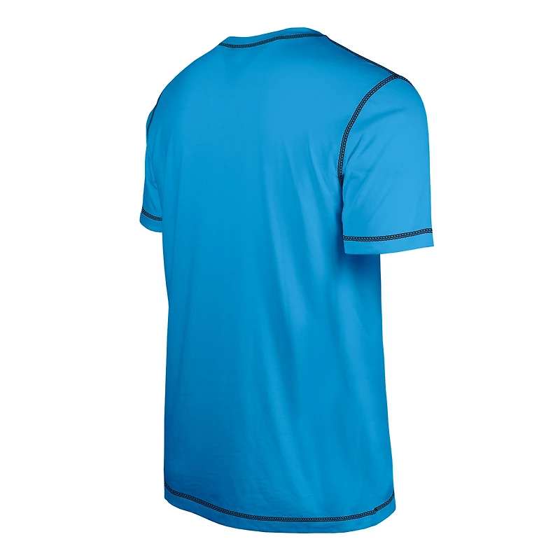T-shirt à imprimé Third Down Puff des Panthers de la Caroline New Era bleu pour homme