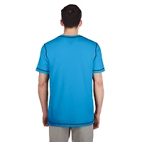 T-shirt à imprimé Third Down Puff des Panthers de la Caroline New Era bleu pour homme