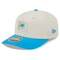 Men's New Era  Cream/Blue Carolina Panthers 2026 NFL Training Camp 9SEVENTY Adjustable Hat