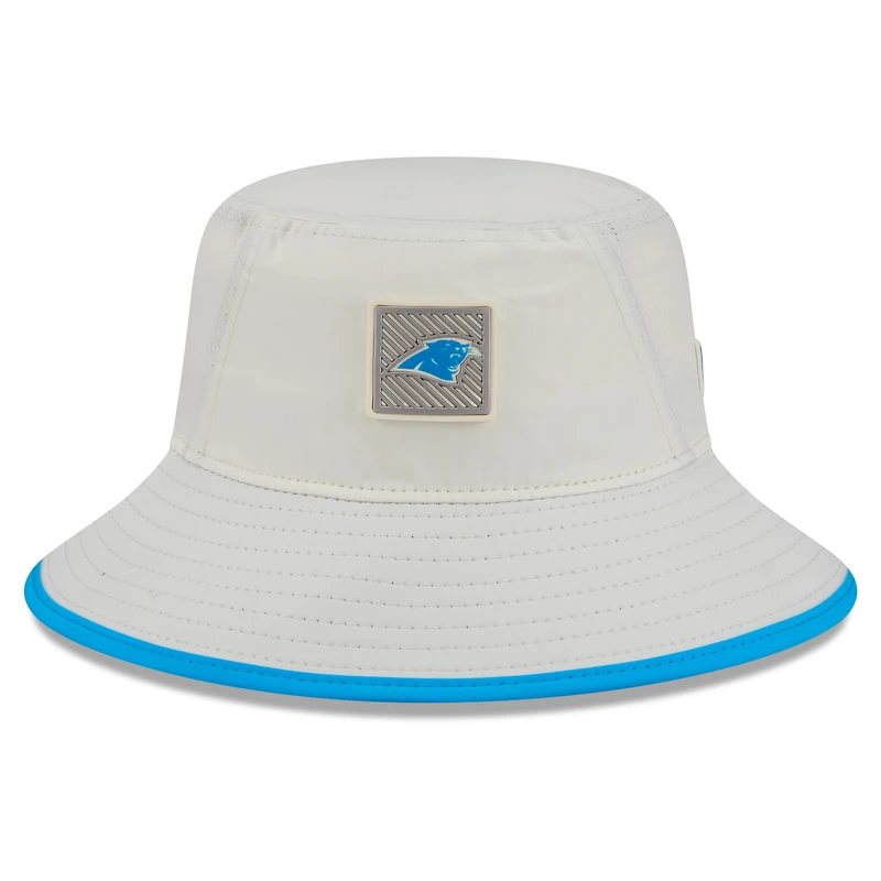 Men's New Era Cream Carolina Panthers 2026 NFL Training Camp Sport Bucket Hat