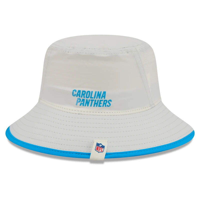 Men's New Era Cream Carolina Panthers 2026 NFL Training Camp Sport Bucket Hat