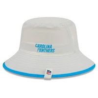 Men's New Era  Cream Carolina Panthers 2026 NFL Training Camp Sport Bucket Hat