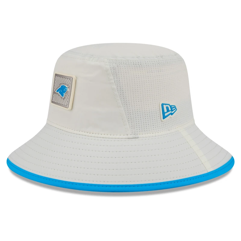Men's New Era Cream Carolina Panthers 2026 NFL Training Camp Sport Bucket Hat