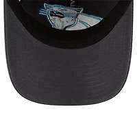 Casquette réglable New Era Graphite Carolina Panthers Core Classic 9TWENTY pour hommes