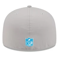 Casquette ajustée 59FIFTY Sideline 2025 des Carolina Panthers de New Era pour homme, grise