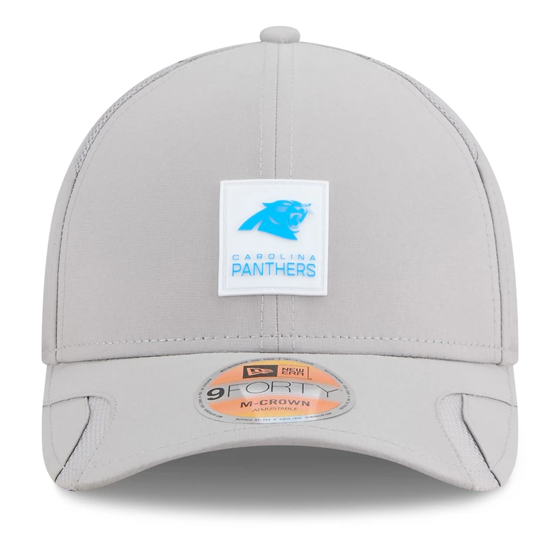 Casquette ajustable M-Crown 9FORTY grise New Era pour homme, Carolina Panthers 2025