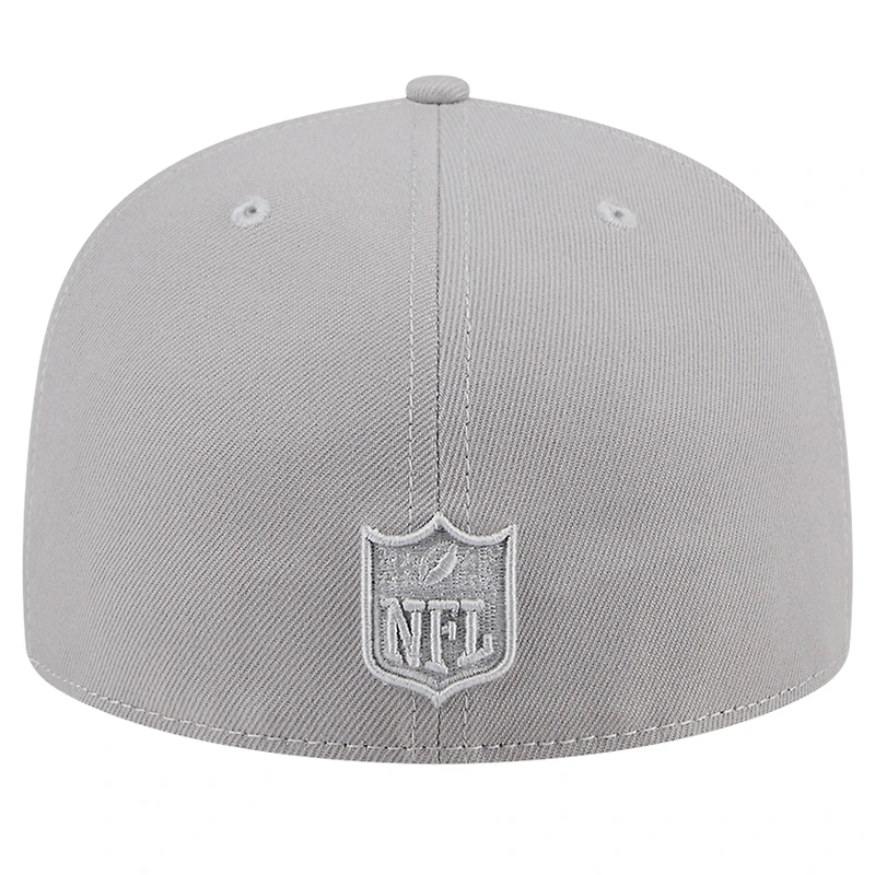 Casquette ajustée 59FIFTY New Era des Carolina Panthers pour hommes, gris
