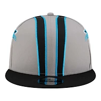Casquette Snapback 9FIFTY grise pour homme avec logo Carolina Panthers de New Era