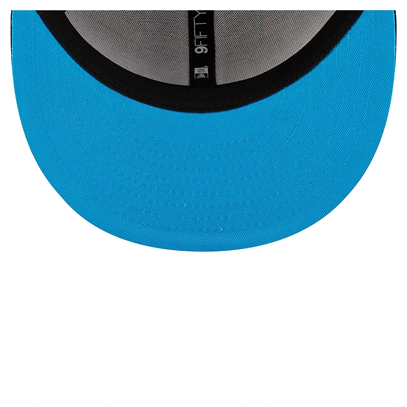 Casquette Snapback 9FIFTY grise pour homme avec logo Carolina Panthers de New Era