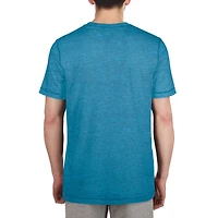T-shirt du camp d'entraînement NFL 2024 New Era Heather Blue Carolina Panthers pour hommes
