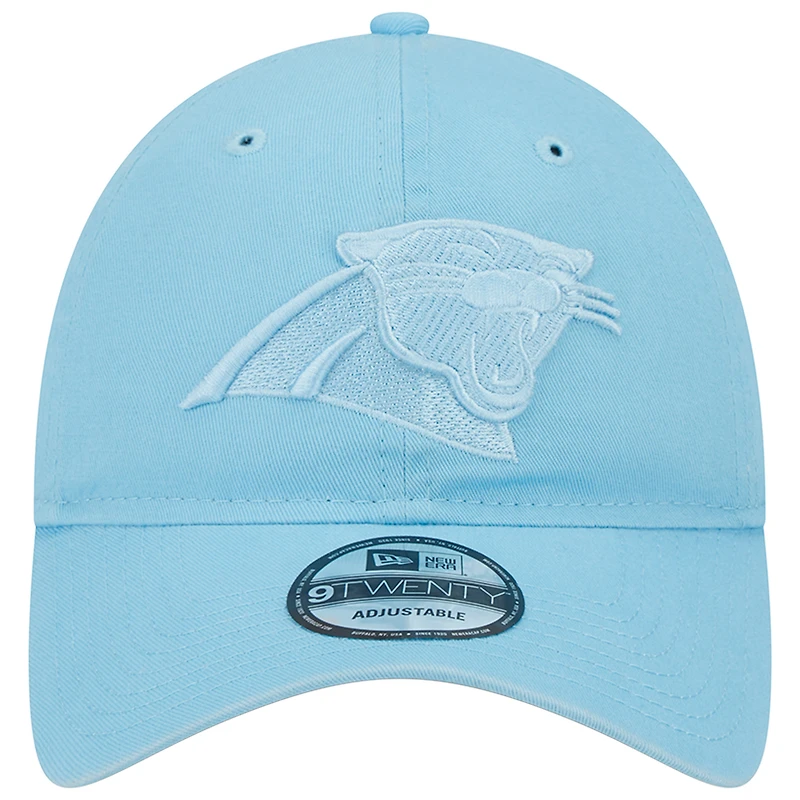 Casquette réglable New Era Carolina Panthers Core Classic 2.0 Brights 9TWENTY bleu clair pour homme