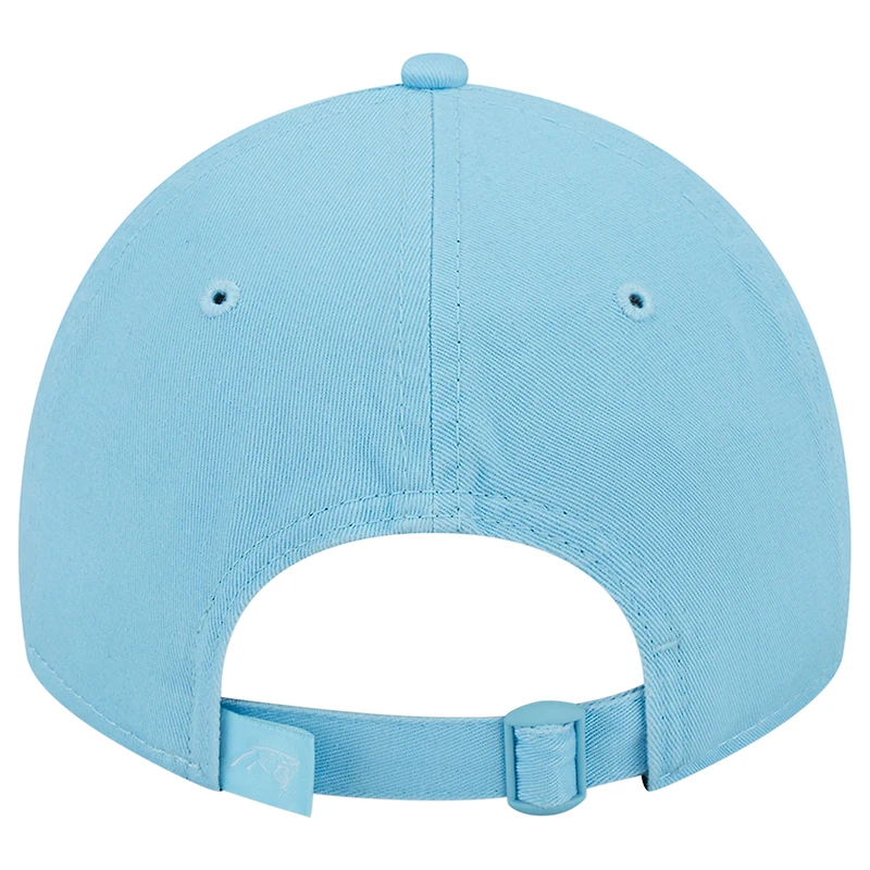 Casquette réglable New Era Carolina Panthers Core Classic 2.0 Brights 9TWENTY bleu clair pour homme