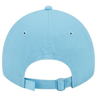 Casquette réglable New Era Carolina Panthers Core Classic 2.0 Brights 9TWENTY bleu clair pour homme