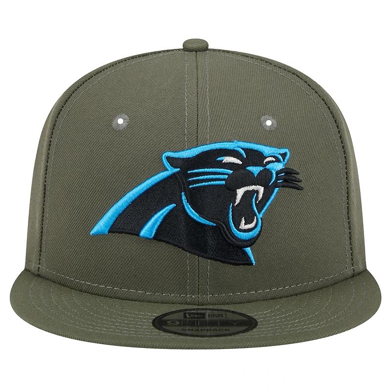 Casquette à visière plate 9FIFTY des Carolina Panthers de New Era pour homme