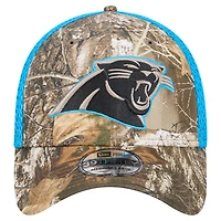 Men's New Era Realtree Camo/Blue Carolina Panthers Active 39THIRTY Flex Hat