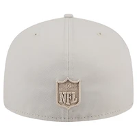 Casquette ajustée 59FIFTY New Era Stone Carolina Panthers pour hommes