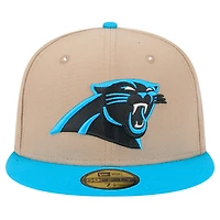 Casquette ajustée 59FIFTY avec logo principal des Panthers de la Caroline New Era pour homme