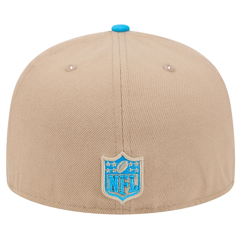 Casquette ajustée 59FIFTY avec logo principal des Panthers de la Caroline New Era pour homme