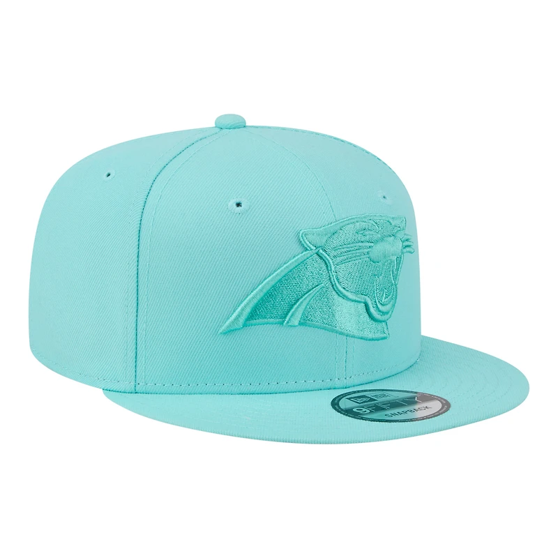 Casquette snapback New Era 9FIFTY turquoise Carolina Panthers pour homme