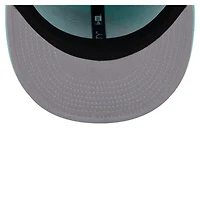 Casquette snapback New Era 9FIFTY turquoise Carolina Panthers pour homme