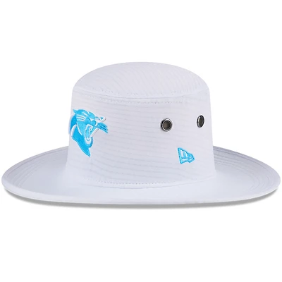 Chapeau bob Panama blanc Carolina Panthers 2024 NFL Training Camp New Era pour homme
