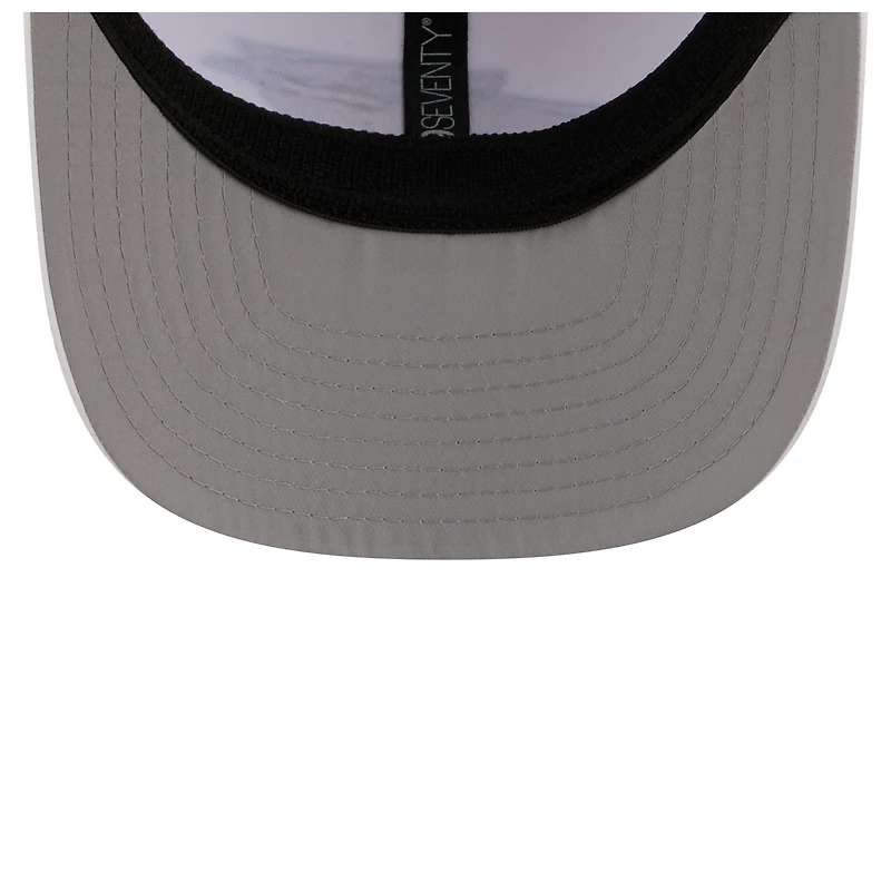 Men's New Era White Carolina Panthers Name Plate 9SEVENTY Adjustable Hat