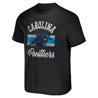 Collection NFL x Darius Rucker pour hommes par Fanatics T-shirt noir des Panthers de la Caroline